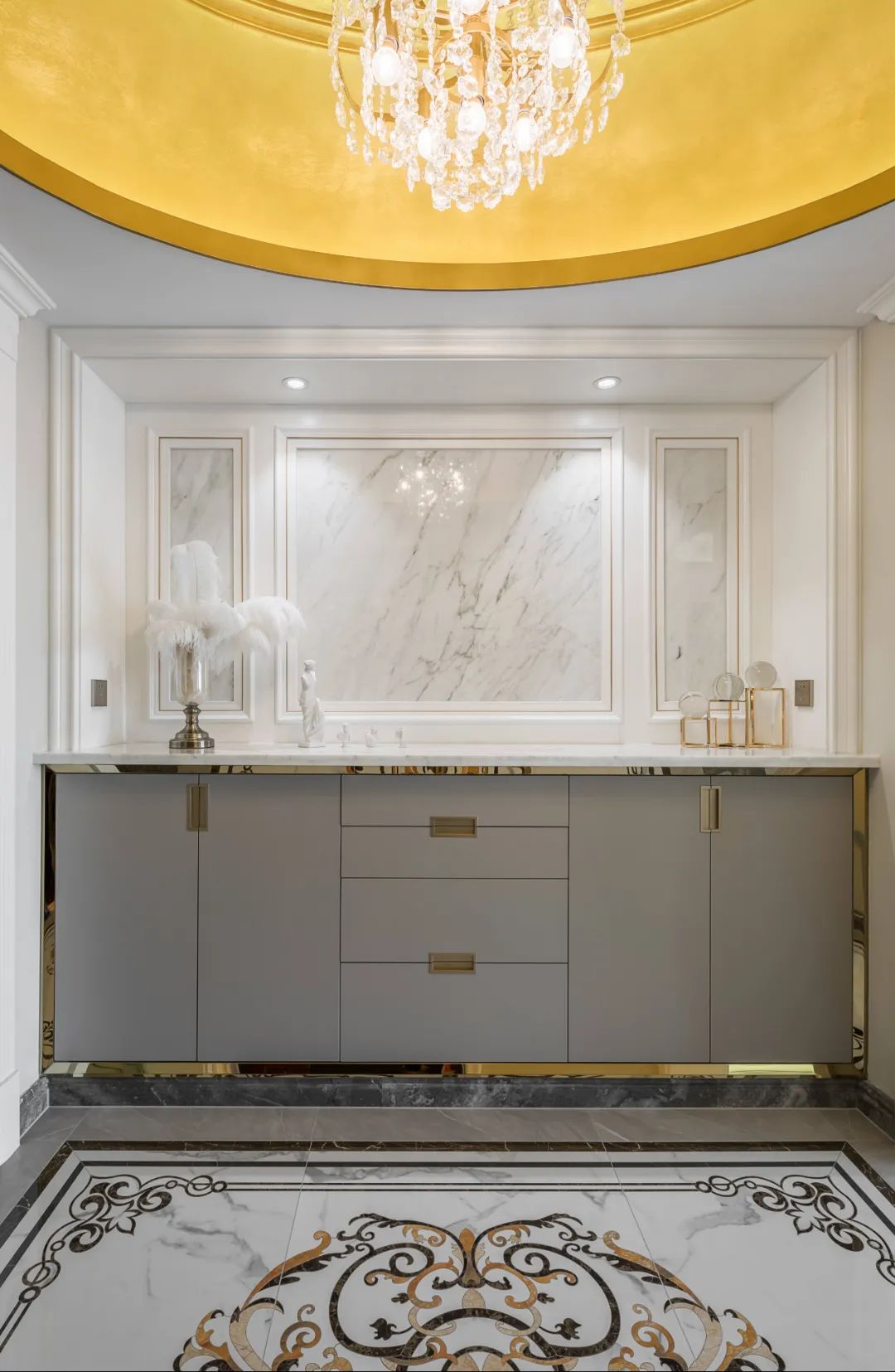 206㎡现代轻奢,华丽的高级质感,优雅的舒适空间