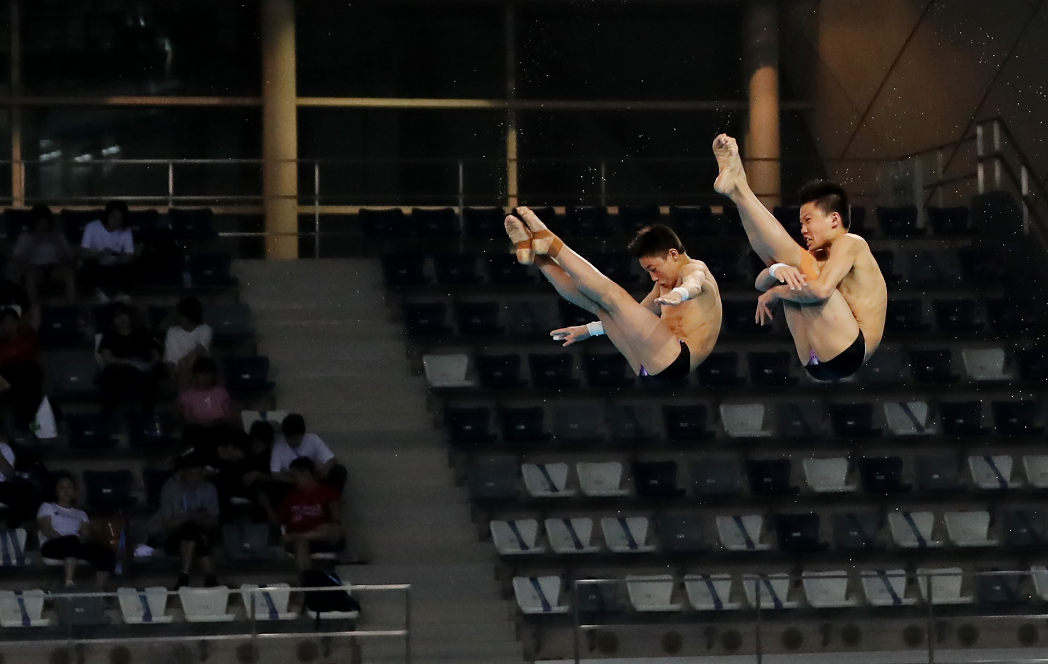 跳水——全国冠军赛:男子双人10米跳台赛况(3)