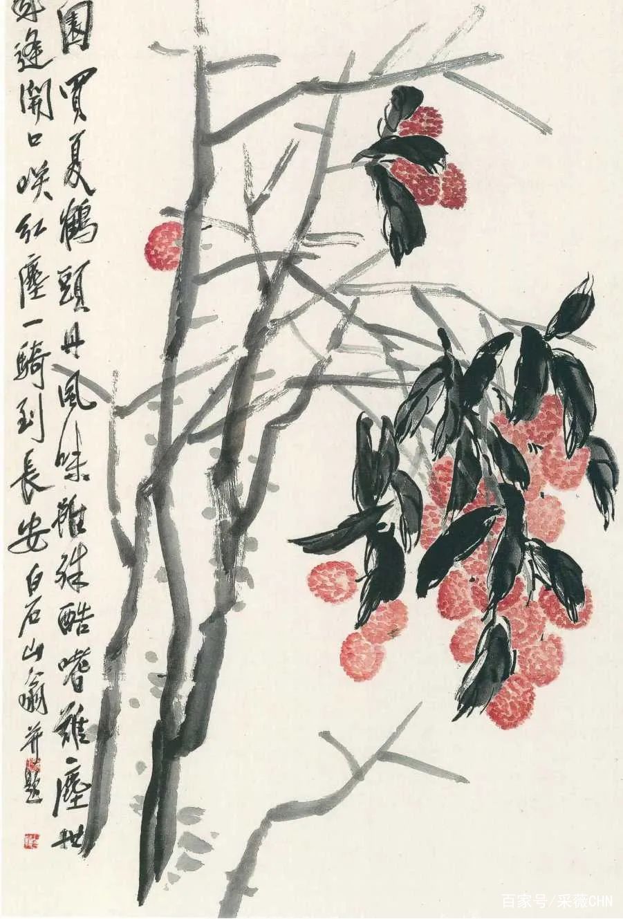 齐白石与荔枝,不得不说的故事_百科TA说
