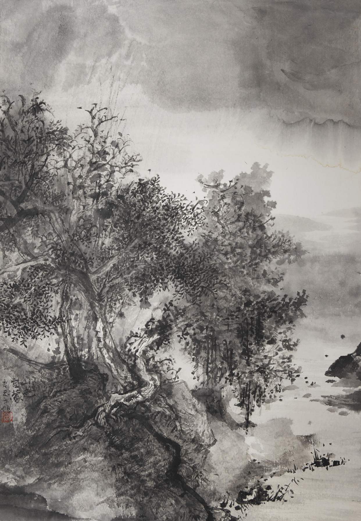 乐山乐水 | 孙小东师生山水画作品邀请展秦皇岛站