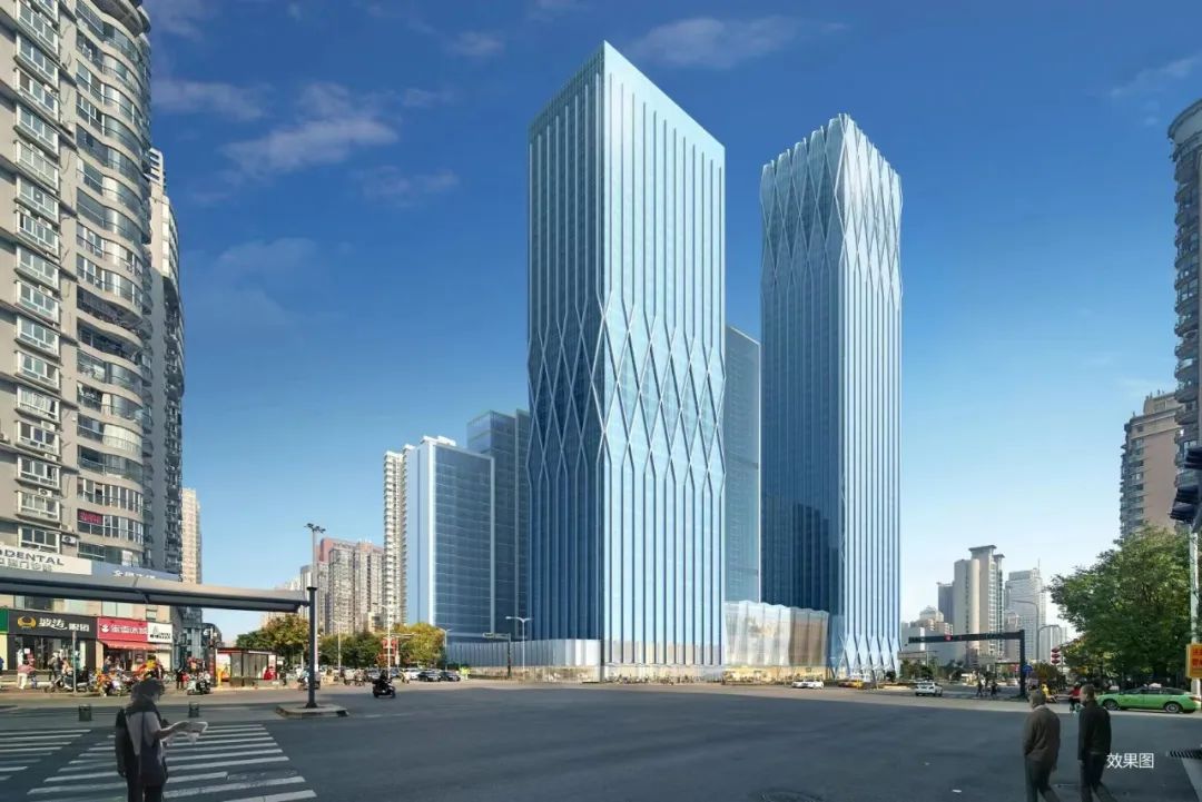 205米 159米!西安"荣民高新壹号"t3 钢结构顺利吊装!