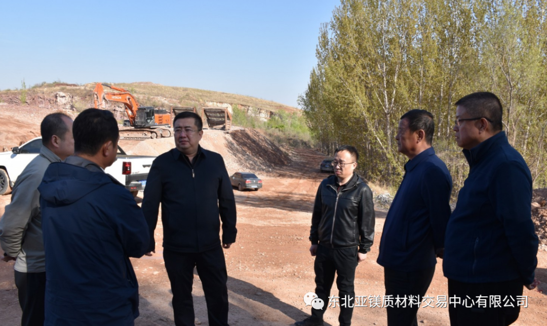 大石桥市副市长任晓东到欣威矿业,大明矿业检查企业安全生产工作