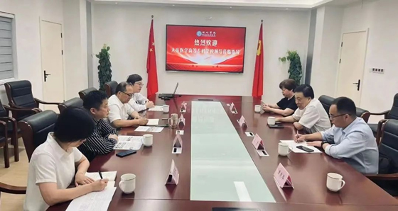 大庆医学高等专科学校校长孙启玉走进浙江省企业访企拓岗