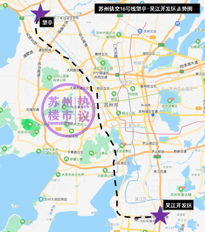 苏州地铁12,16号线走向确定!站点曝光!吴江太湖新城起飞