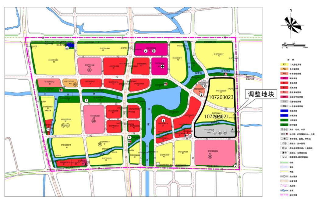 檇李湖板块控规图局部修改!新项目地名公示!