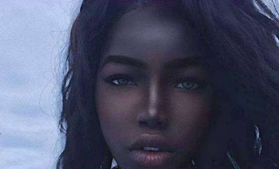 世上罕见的最美最黑的黑人女孩,为实现心中的梦想,甘于保持单身