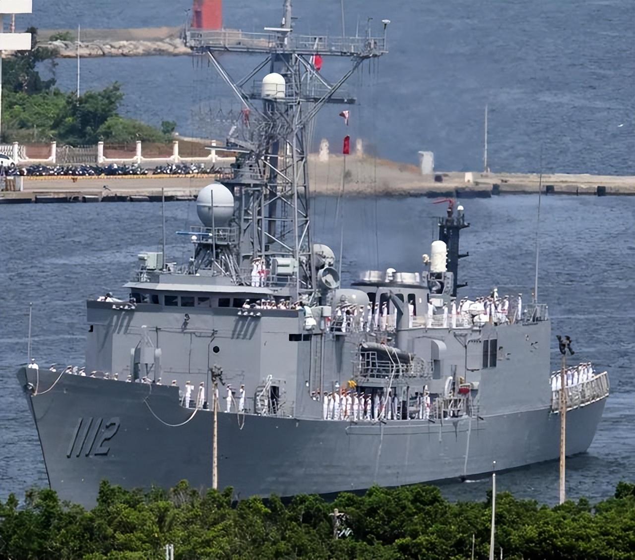 台湾省海军现役主力舰艇,都是精品,主打一个怀旧