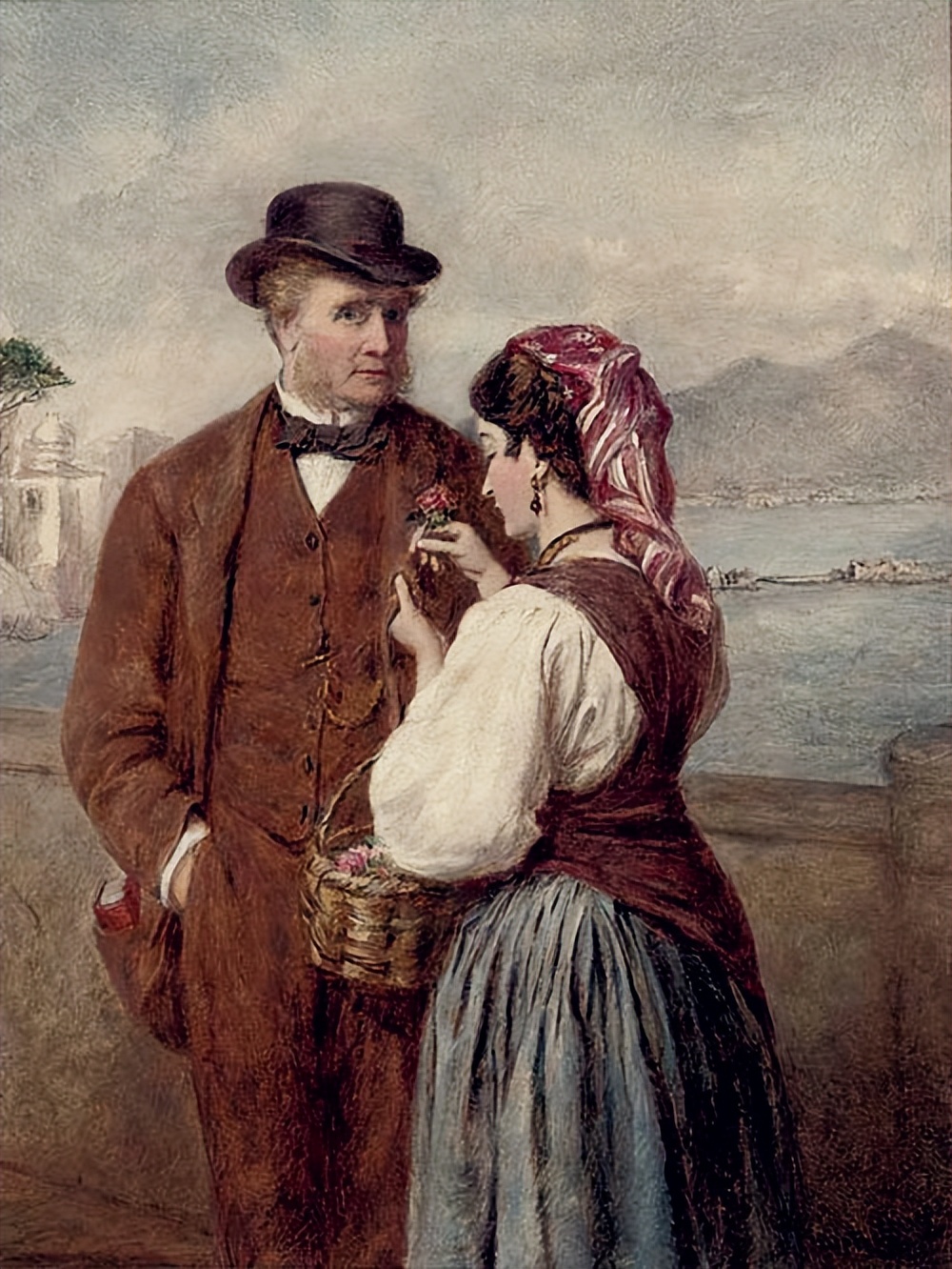 十九世纪英国著名的艺术家威廉·鲍威尔人物肖像︱艺术名画