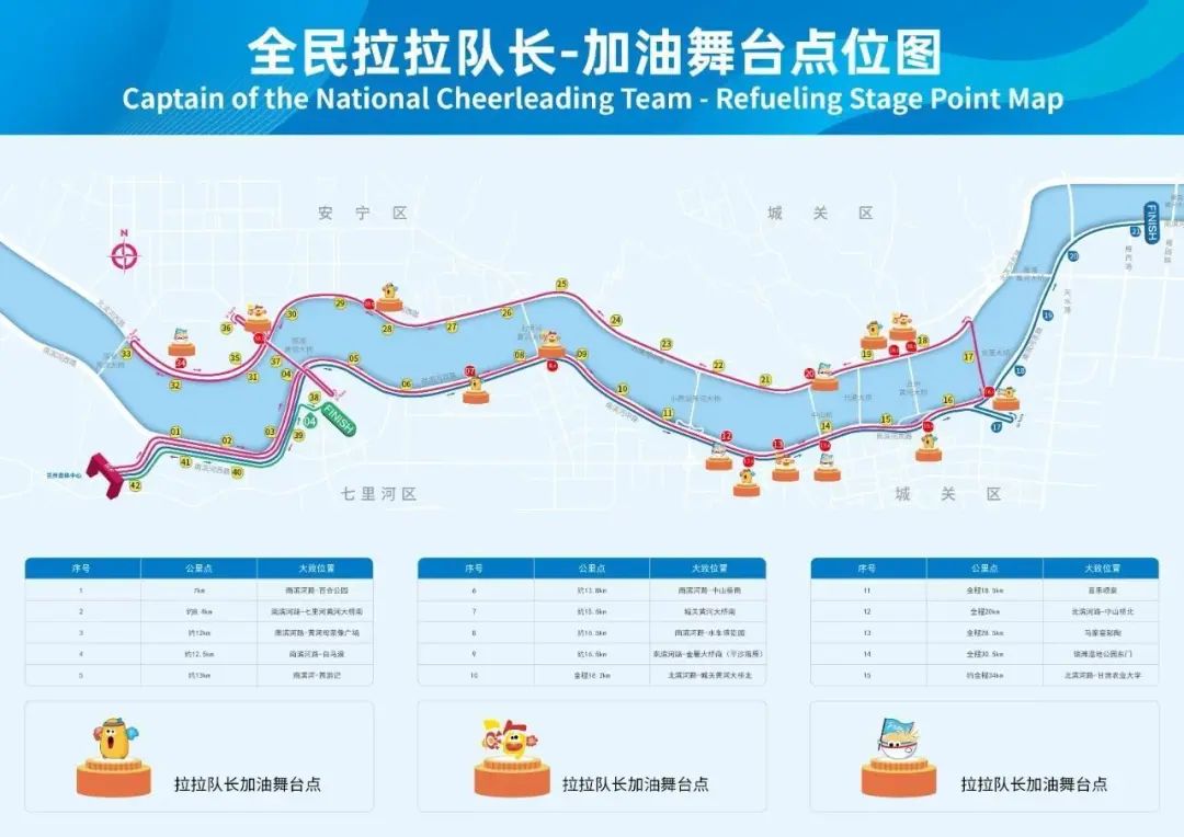 兰州马拉松路线高清图图片