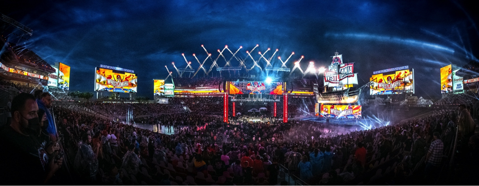 wwe第37届摔跤狂热大赛落幕,两日狂欢吸引51350人现场观赛