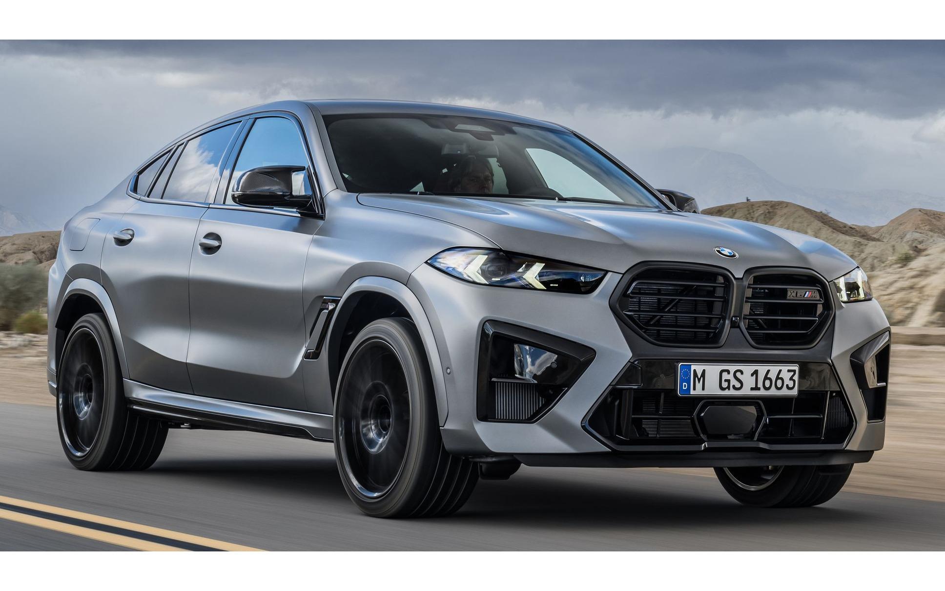 2023款宝马x6m亮相,0~96km加速3.5秒掀起风暴