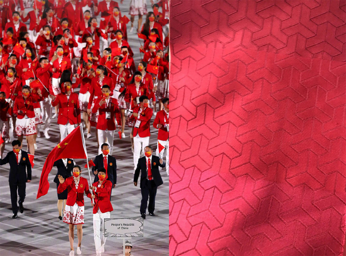 奥运会服装看点,美国队夹克暗藏高科技,中国队服细节考究又惊艳