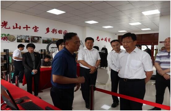省司法厅厅长申黎明到光山县调研司法行政工作