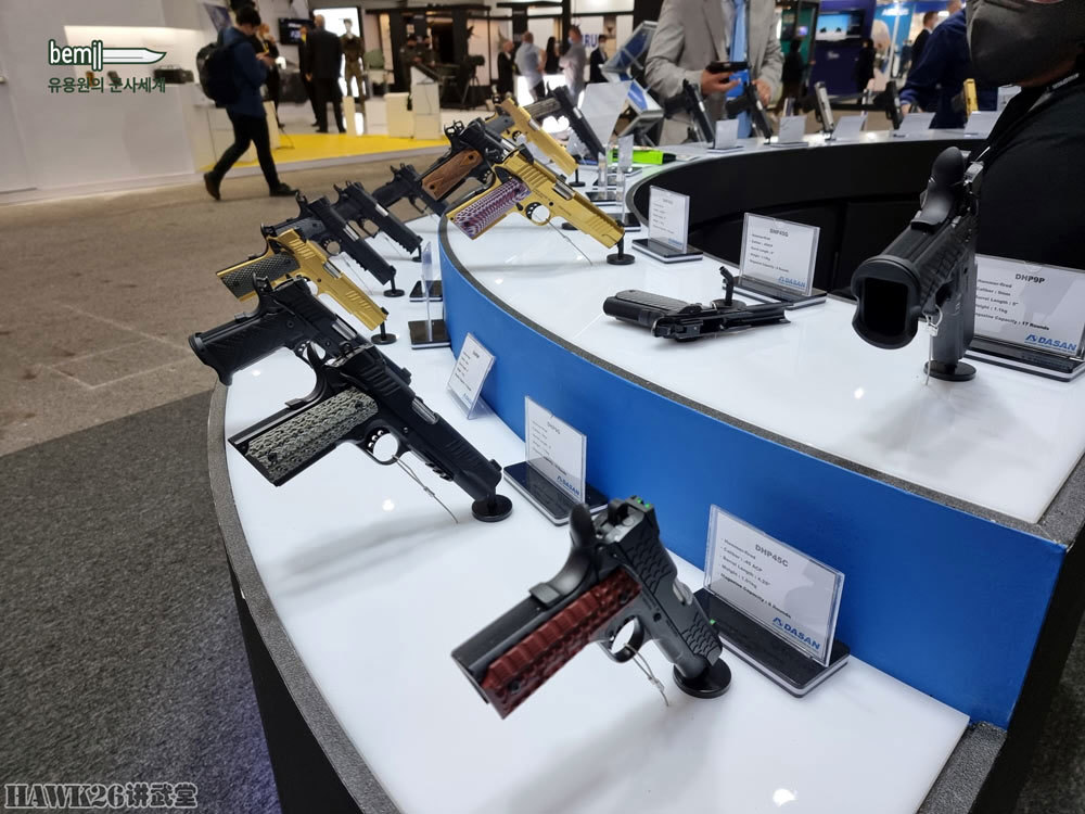 直击韩国军警防务展览会现场 各种枪械粉墨登场 转管机炮也凑热闹