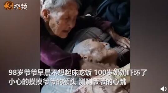 推荐|98岁爷爷抽血100岁奶奶帮捂眼睛，网友：传说中爱情最好的样子