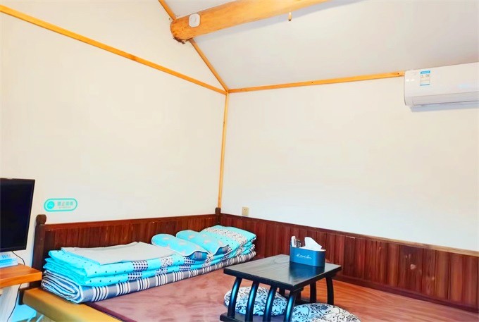 北京延庆龙庆峡垄上行四合院私汤民宿,当地最火爆的农家民宿!