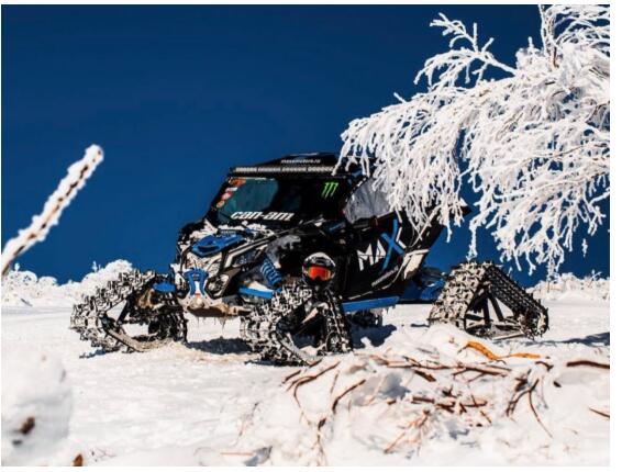 雪地体验庞巴迪全地形车,这才是正确玩法!