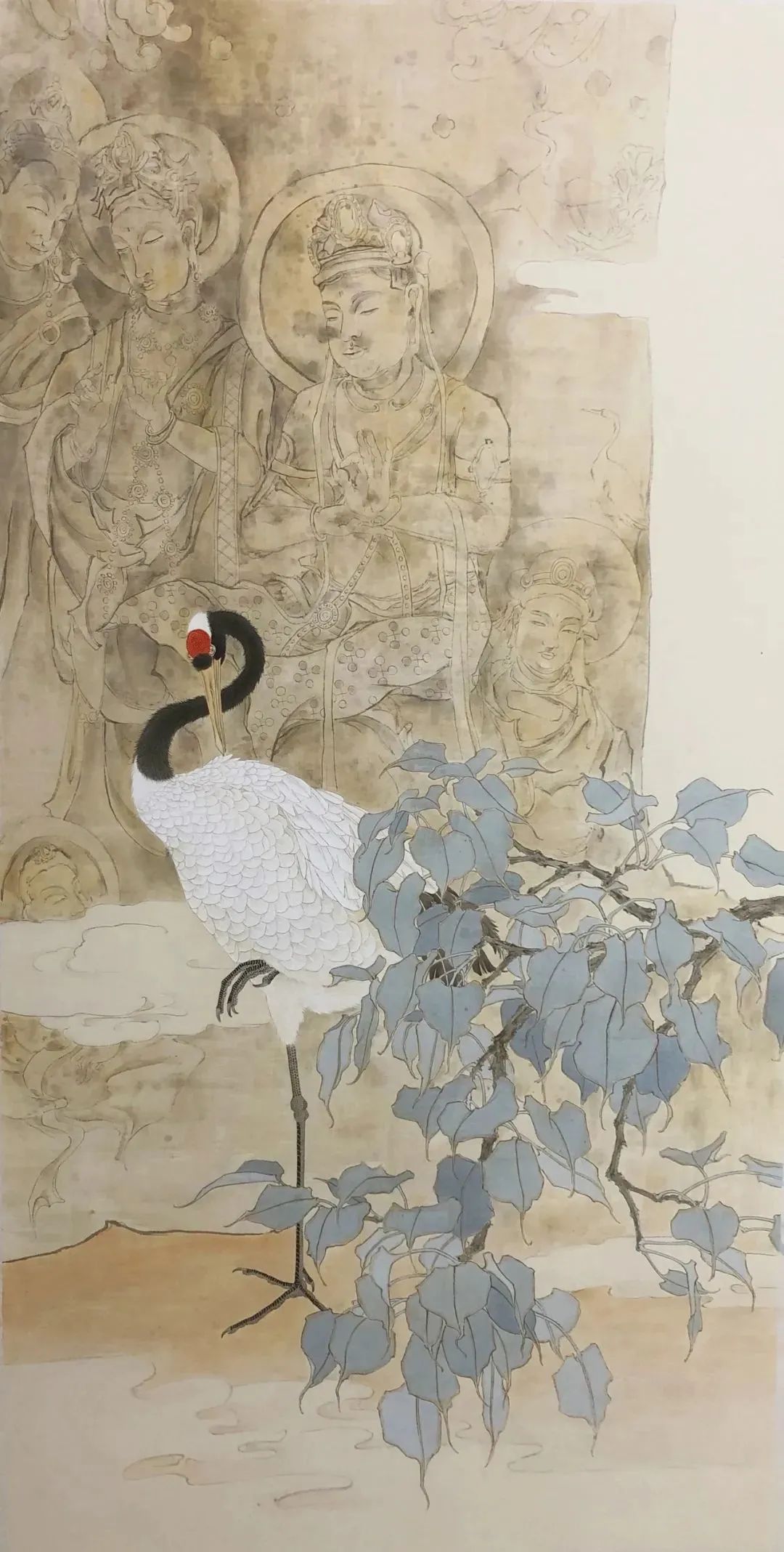 刘滨工笔花鸟画作品欣赏:恬静淡然,意境纯美