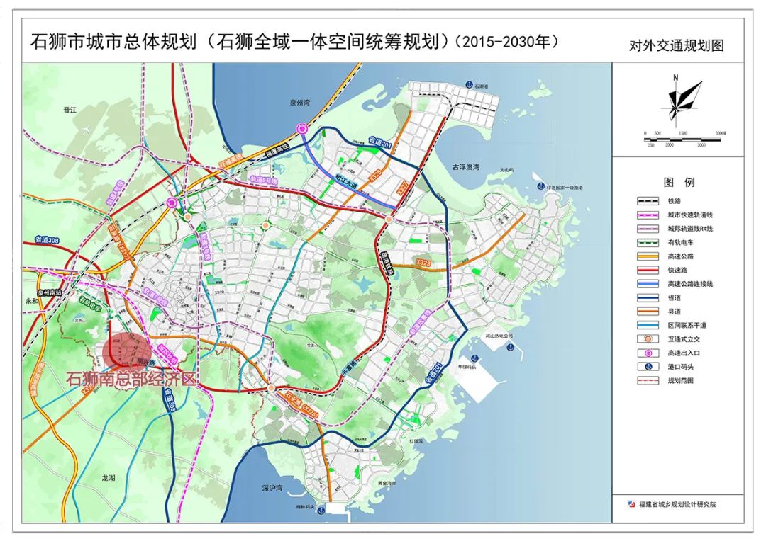 石狮市狮城大道规划图图片