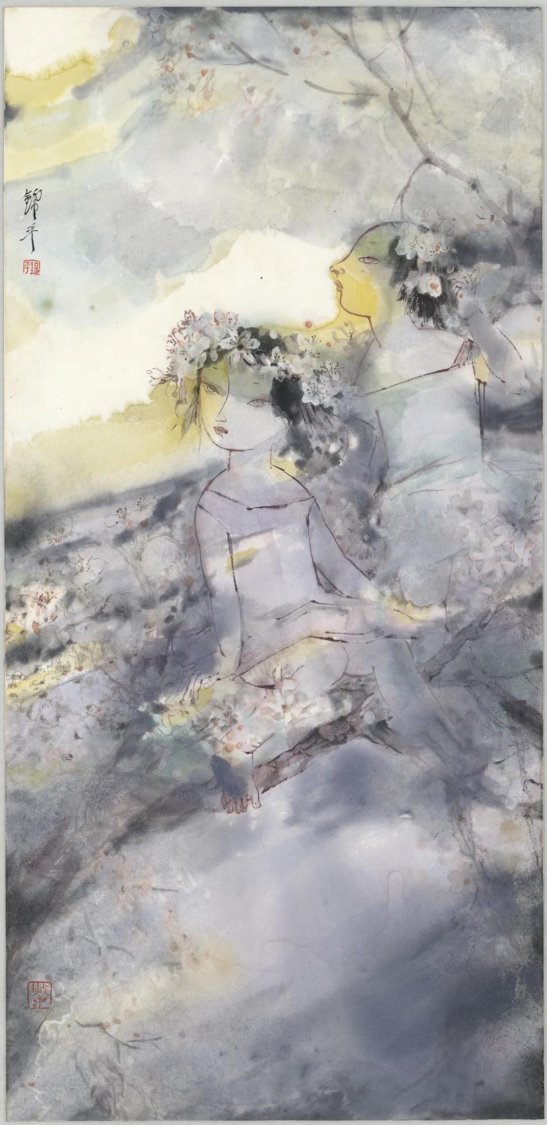 中国著名女画家作品展