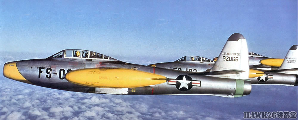 75年前 f-84"雷电喷气"首飞成功 美国第一种喷气式战斗轰炸机