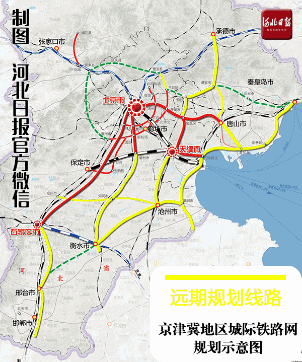 廊涿城际铁路:廊坊市～大兴区～固安县～涿州市～涞水县