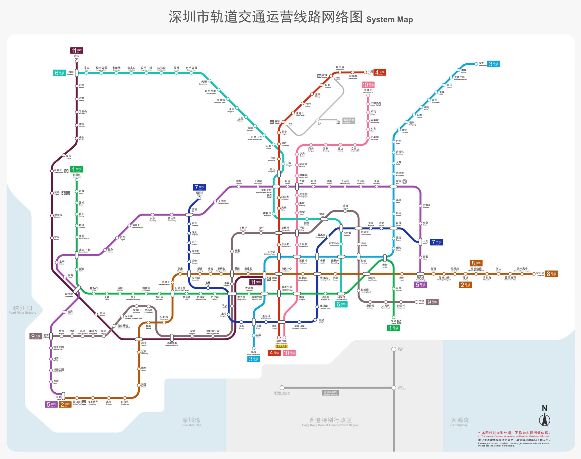 深圳城际轻轨线路图图片