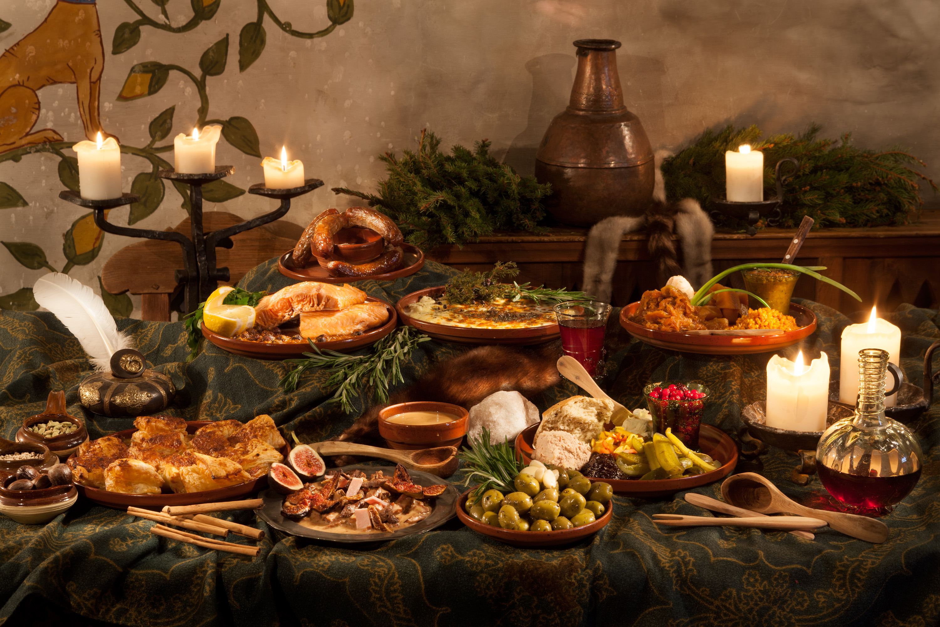 在中世纪的贵族宴会上能吃到什么?揭开中世纪各种盛宴美食!