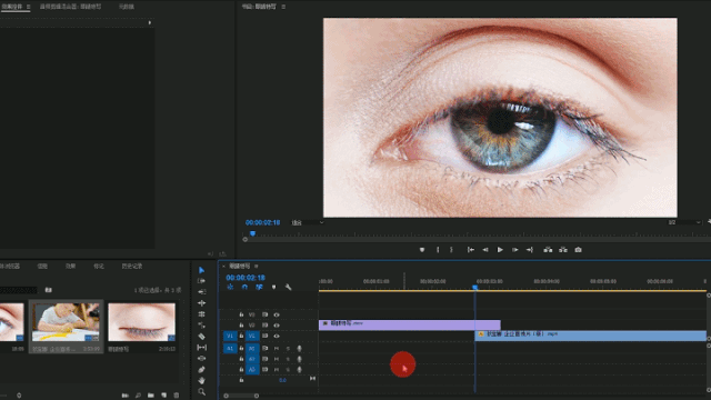 pr基础 瞳孔转场教程 附件