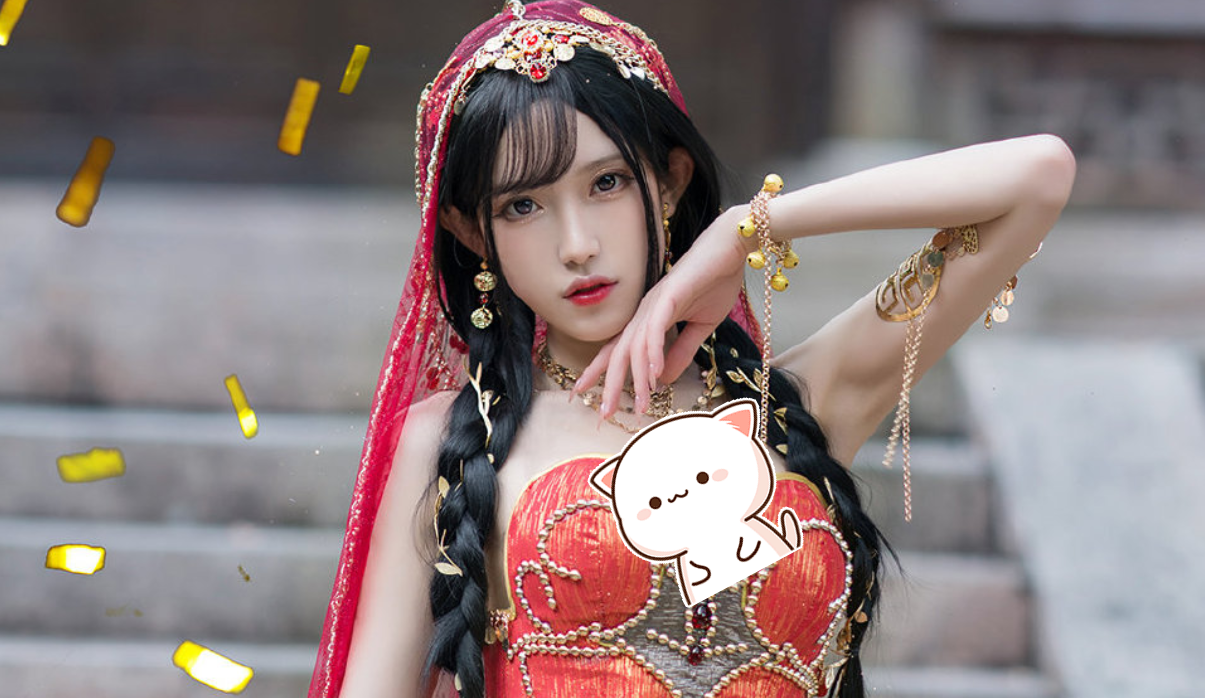 腐团儿古风舞娘cos被吐槽画风僵硬:还没洛丽塔大哥一半好看