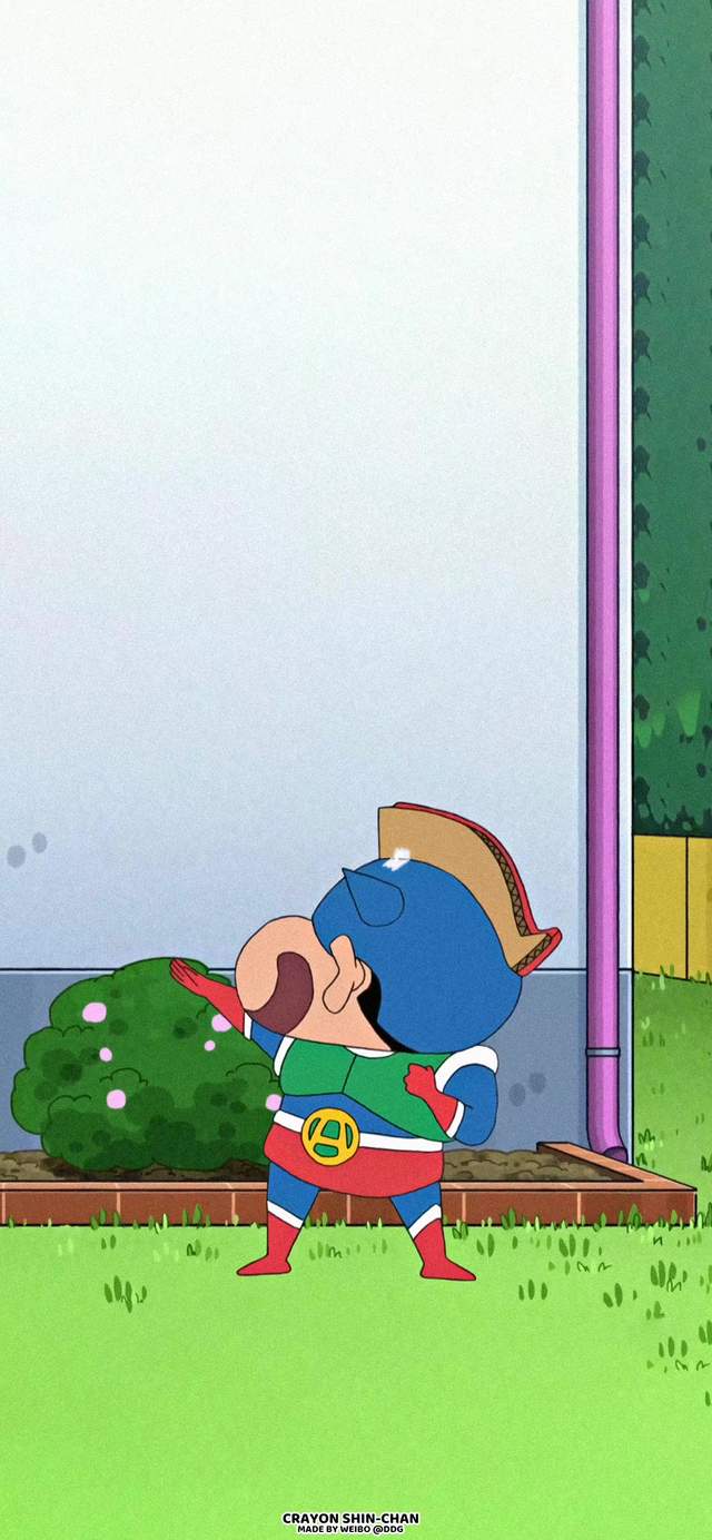 可爱治愈蜡笔小新壁纸,无厘头人设不能倒