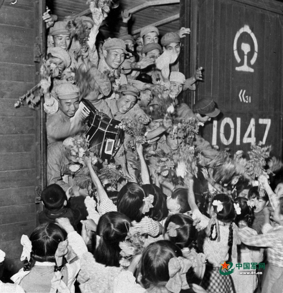 抗美援朝战争珍贵影像丨这一天,我们为胜利欢呼!