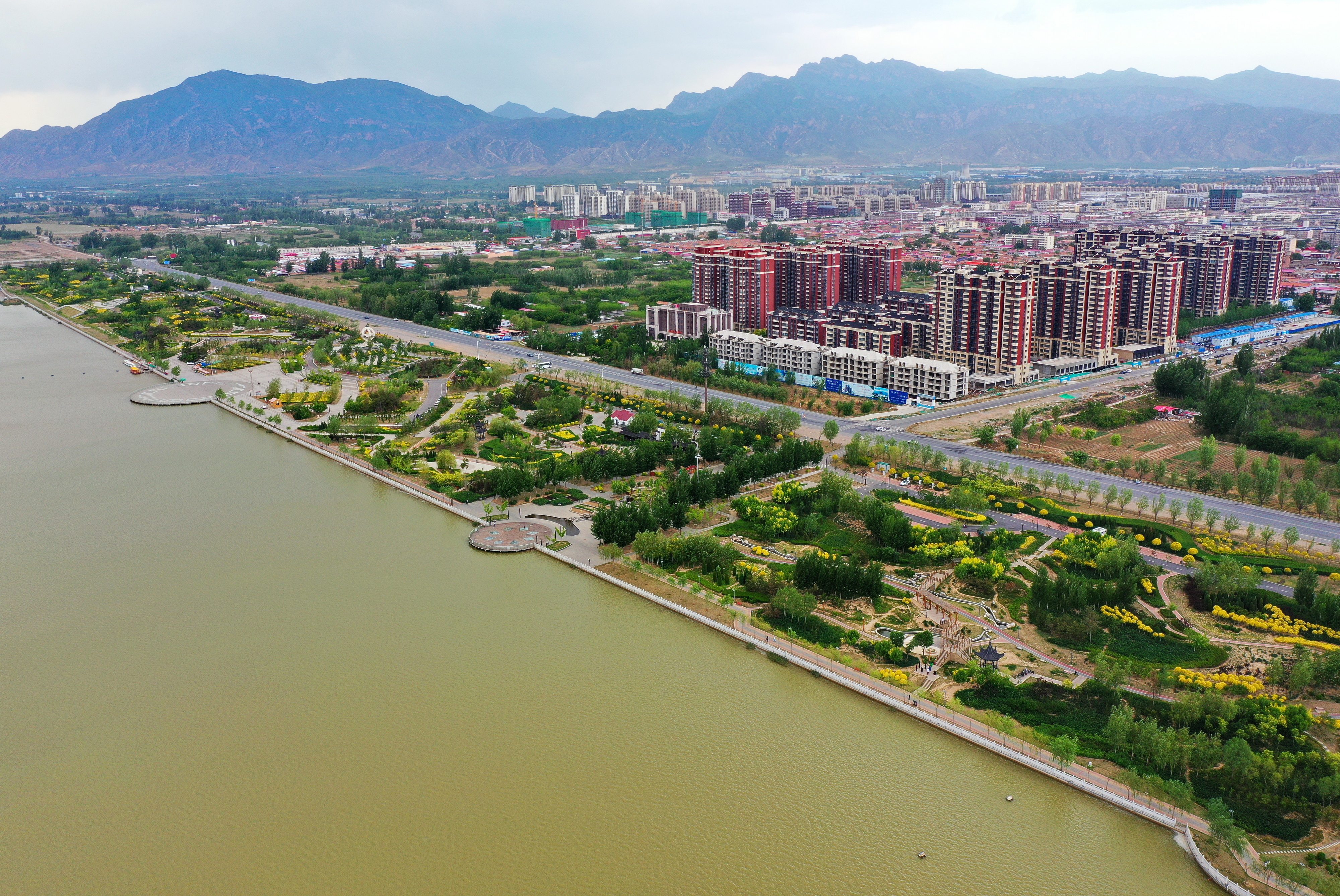 河北涿鹿:桑干河畔生态美(1)