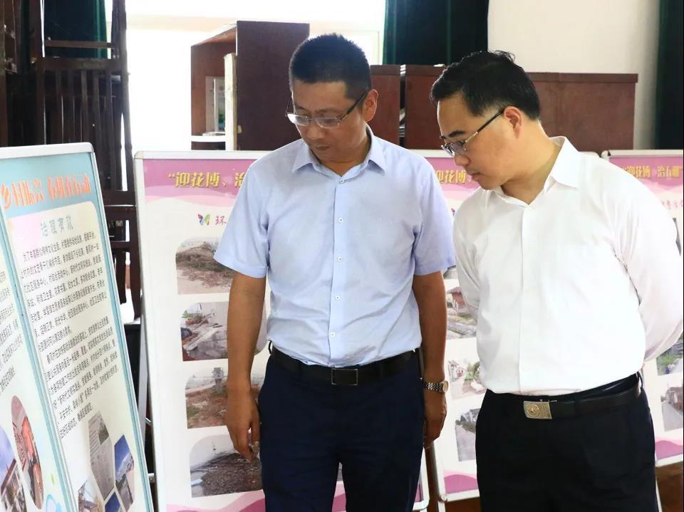 区委常委,组织部部长姚卫华到竖新镇专题督查生态环境和人居环境工作