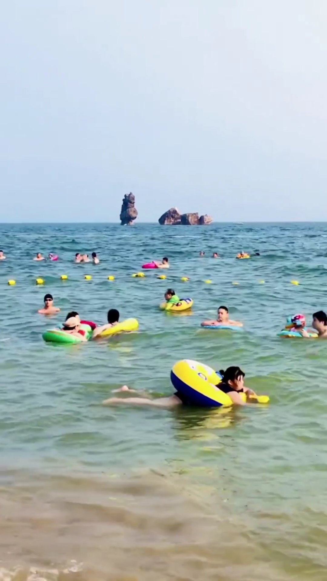 东戴河海滩浴场#亲子玩海乐园