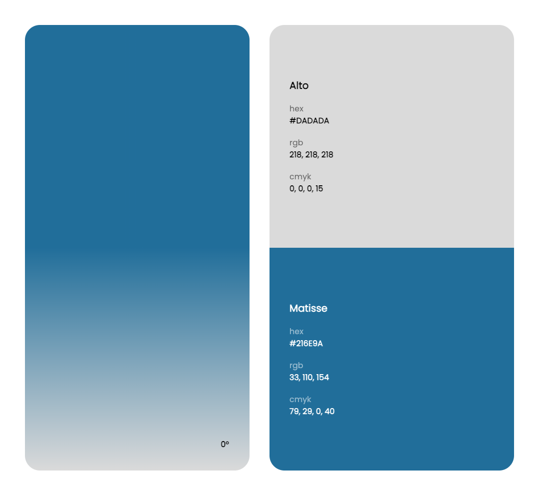 加入白色的渐变色!明亮而柔和!
