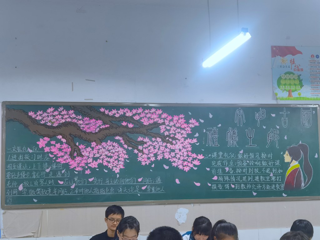 作业展评黑板布置图片图片