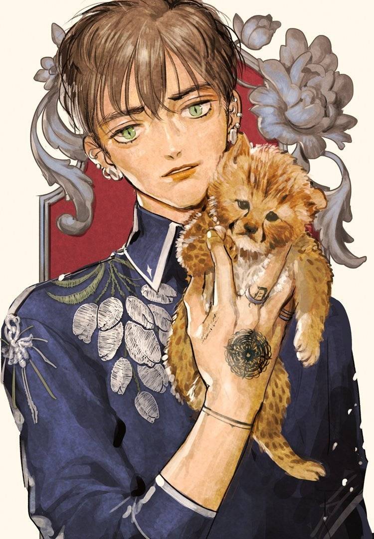 异域风情的美男子插画时代感和设计感都超强让人爱得很