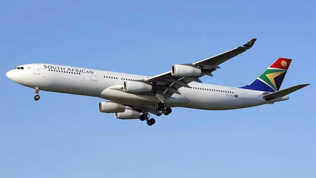 南非航空退役唯一a340,所有飞机全为租赁运营