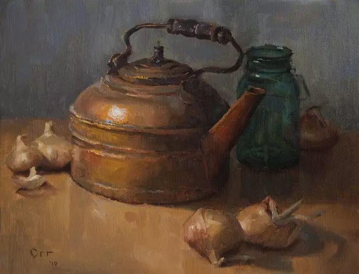 光影生动,色彩丰富的油画︱美国女画家安德里亚·奥尔·克拉格作品