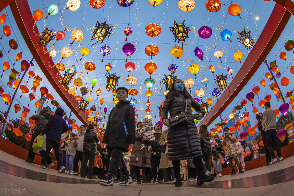 运城南风广场花灯图片