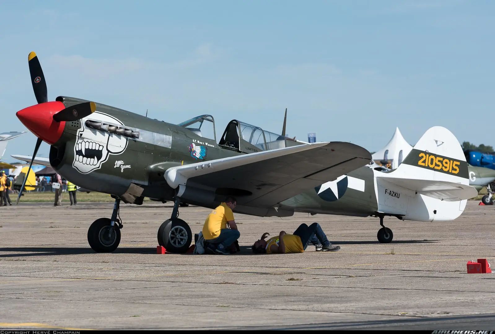 飞行的战斧:美国寇蒂斯p40战斗机