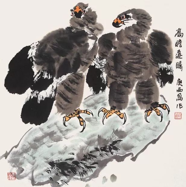 「津门网」詹庚西花鸟画欣赏