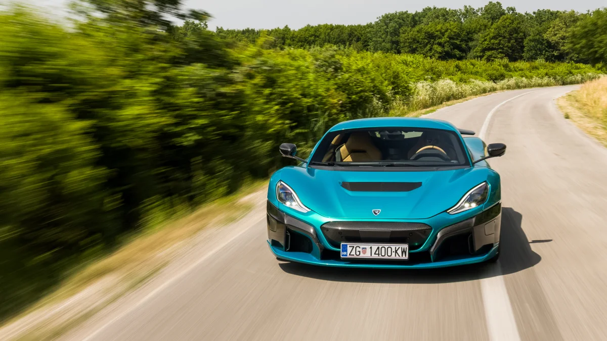 1941马力的克罗地亚超跑,rimac nevera实拍图发布