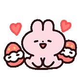 可爱草莓小兔子表情包,人见人爱