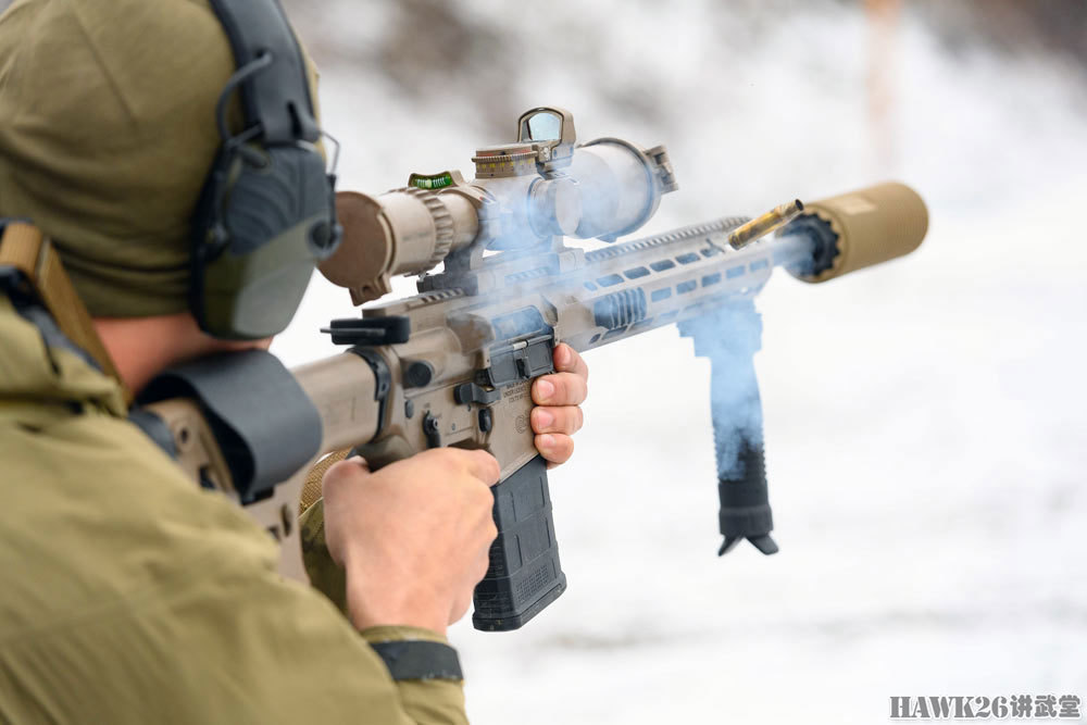 加拿大陆军城镇作战训练 c20半自动狙击步枪亮相 配置堪称完美