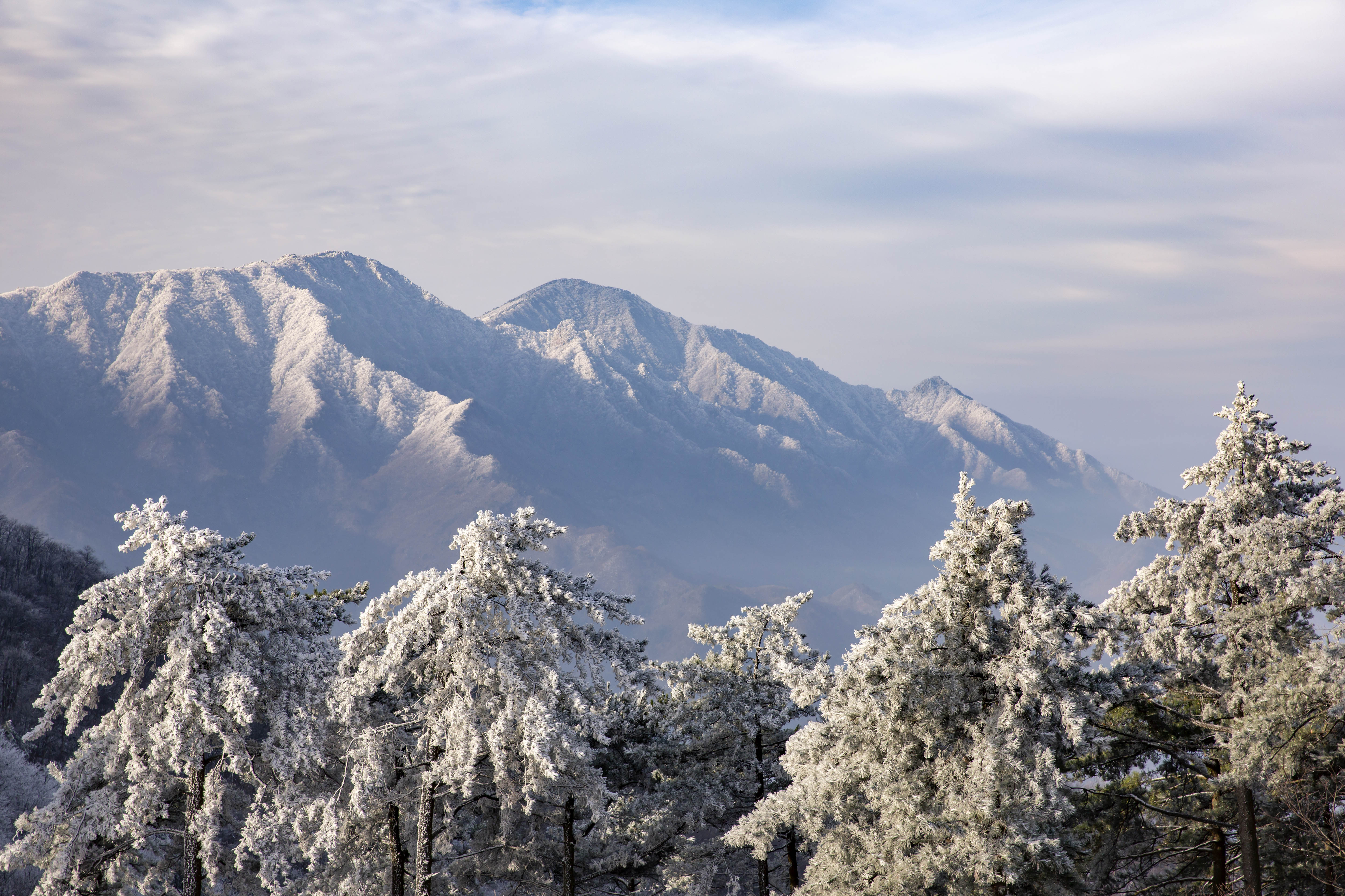 安徽霍山雪景如画
