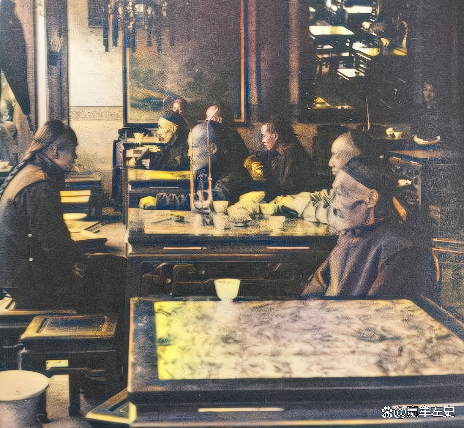 绝版老照片:1900年的大上海,租界里嚣张的"红头阿三"