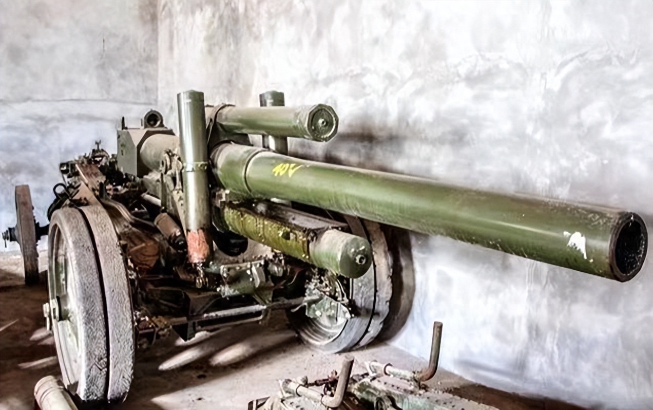 抗战国军装备的150毫米榴弹炮,射程比德国原版更远