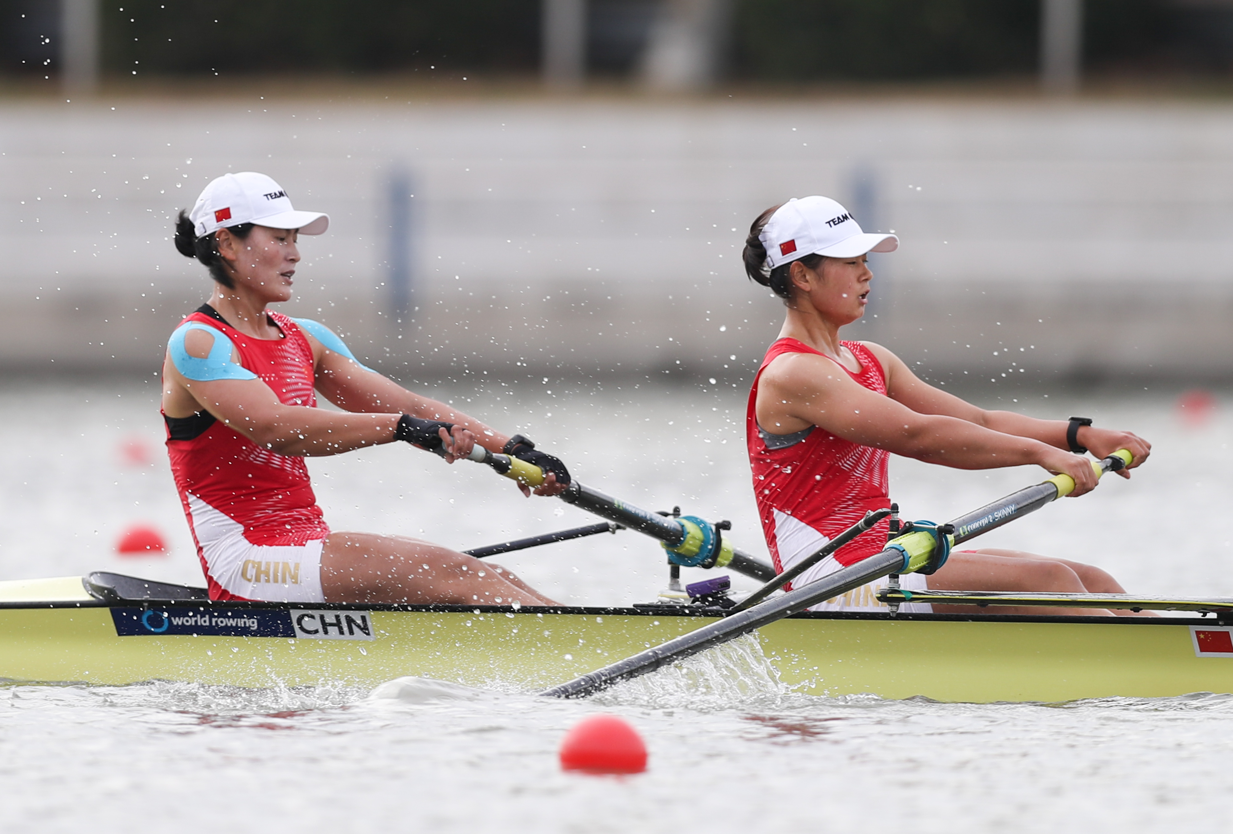 赛艇——全国锦标赛:女子双人单桨半决赛赛况